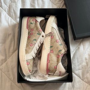 Coach cherry low top shoes